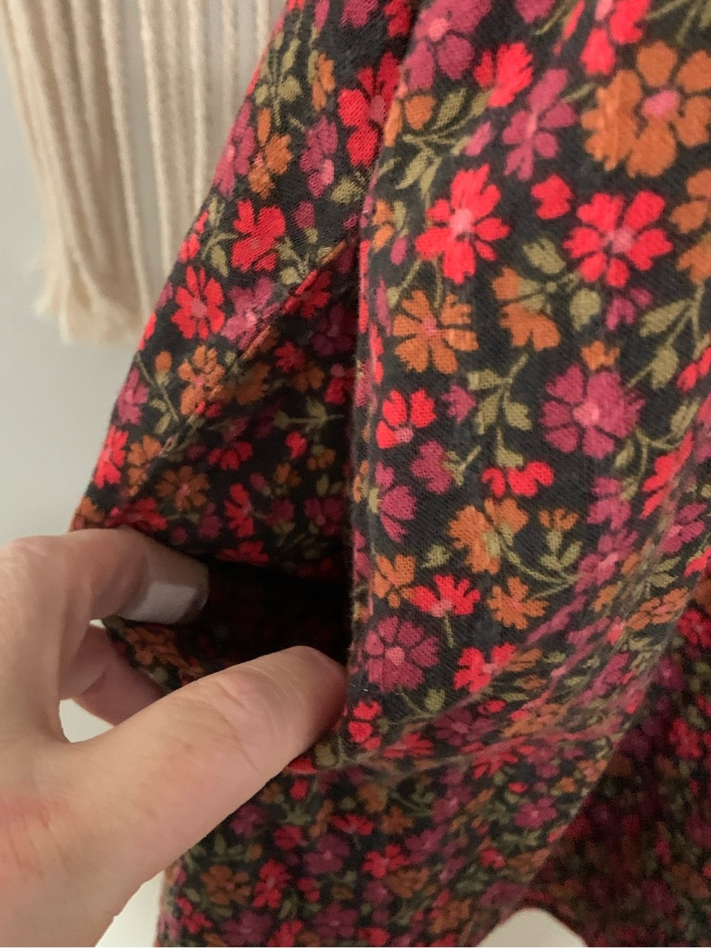 AMERICAN EAGLE Women’s Floral Smocked Puff Sleeve Babydoll Dress XS - Picture 8 of 14